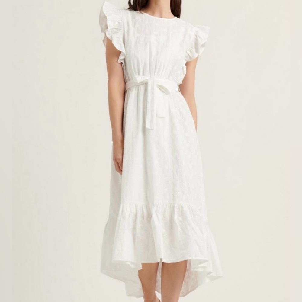 Flutter Sleeve Reese Midi Dress - Picture 1 of 4